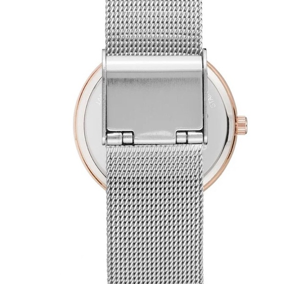 NWT Black Label Juicy Couture Watch in Stainless Silver w Rhinestone Accents - Picture 7 of 11